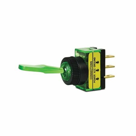 CALTERM GLOW TOGGLE SWITCH-GREEN 40230
